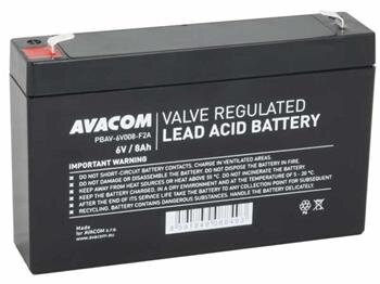 AVACOM baterie 6V 8Ah F2 (PBAV-6V008-F2A) AVACOM baterie 6V 8Ah F2 (PBAV-6V008-F2A)