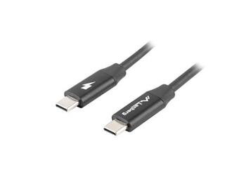 LANBERG USB-C M / M 2.0 kabel 1,8m, černý, rychlé nabíjení 4.0 LANBERG USB-C M / M 2.0 kabel 1,8m, černý, rychlé nabíjení 4.0