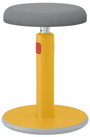 LEITZ Ergonomická balanční židle pro sezení/stání ERGO Cosy Stool, teplá žlutá LEITZ Ergonomická balanční židle pro sezení/stání ERGO Cosy Stool, teplá žlutá