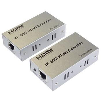 PremiumCord 4K HDMI extender na 60m přes jeden kabel Cat5e/Cat6 PremiumCord 4K HDMI extender na 60m přes jeden kabel Cat5e/Cat6