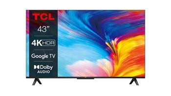 TCL 43P635 TV SMART Google TV LED/109cm/4K UHD/2400 PPI/50Hz/Direct LED/HDR10/DVB-T/T2/C/S/S2/VESA