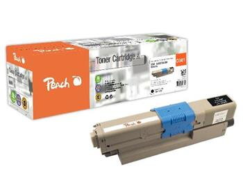 PEACH kompatibilní toner OKI 44973536, černá, 2200 str.
