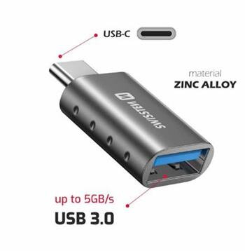 SWISSTEN OTG ADAPTER USB-C(M)/USB-A(F) SWISSTEN OTG ADAPTER USB-C(M)/USB-A(F)