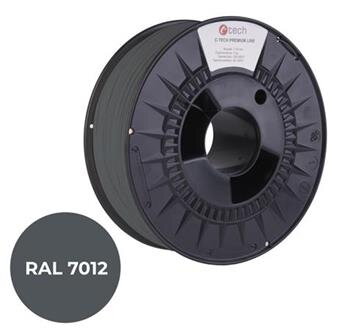 C-TECH tisková struna PREMIUM LINE ( filament ) , ASA, čedičová šedá, RAL7012, 1,75mm, 1kg C-TECH tisková struna PREMIUM LINE ( filament ) , ASA, čedičová šedá, RAL7012, 1,75mm, 1kg
