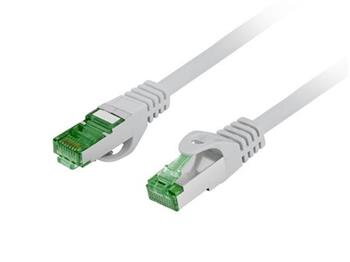 LANBERG Patch kabel CAT.7 S/FTP LSZH CU 1M šedý Fluke Passed