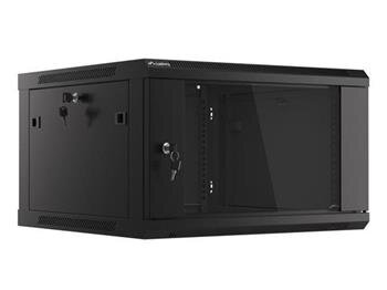 LANBERG RACK CABINET 19” WALL-MOUNT 6U/600X600 (FLAT PACK) V2 BLACK LANBERG RACK CABINET 19” WALL-MOUNT 6U/600X600 (FLAT PACK) V2 BLACK