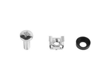 LANBERG Montážní sada do racku 19", 20x šroub M6, 20x klecová matice, 20x plastová podložka LANBERG Montážní sada do racku 19", 20x šroub M6, 20x klecová matice, 20x plastová podložka