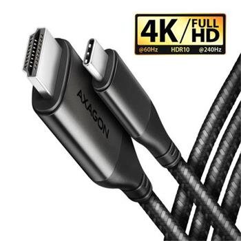 AXAGON RVC-HI2MC, USB-C -> HDMI 2.0A redukce / kabel 1,8m, 4K/60Hz AXAGON RVC-HI2MC, USB-C -> HDMI 2.0A redukce / kabel 1,8m, 4K/60Hz