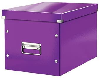 LEITZ Čtvercová krabice Click&Store, velikost L (A4), purpurová LEITZ Čtvercová krabice Click&Store, velikost L (A4), purpurová