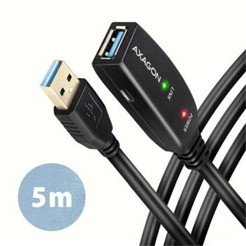 AXAGON ADR-305, USB3.2 aktivní prodlužovací / repeater kabel, 5m AXAGON ADR-305, USB3.2 aktivní prodlužovací / repeater kabel, 5m