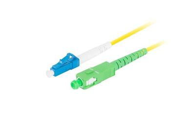 LANBERG optický patch cord SM LC/UPC-SC/APC simplex 5m LSZH G657A1 průměr 3mm, barva žlutá LANBERG optický patch cord SM LC/UPC-SC/APC simplex 5m LSZH G657A1 průměr 3mm, barva žlutá