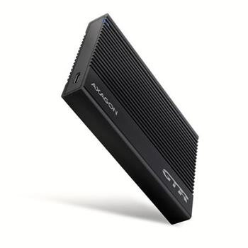 AXAGON EE25-GTR, USB-C 10Gbps - SATA 6G 2.5" RIBBED box, černý AXAGON EE25-GTR, USB-C 10Gbps - SATA 6G 2.5" RIBBED box, černý