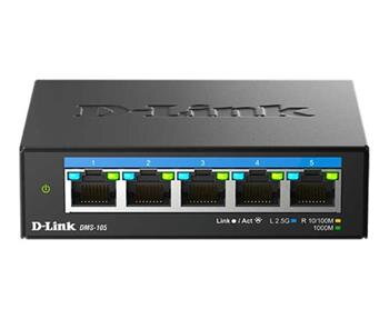 D-Link DMS-105/E 5-port Multi-Gigabit Unmanaged Switch D-Link DMS-105/E 5-port Multi-Gigabit Unmanaged Switch