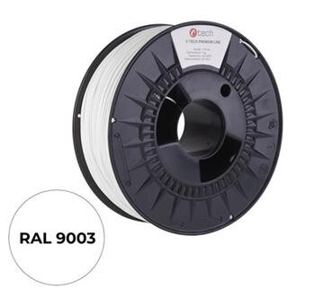 C-TECH tisková struna PREMIUM LINE ( filament ) , ABS, dopravní bílá, 1,75mm, 1kg C-TECH tisková struna PREMIUM LINE ( filament ) , ABS, dopravní bílá, 1,75mm, 1kg
