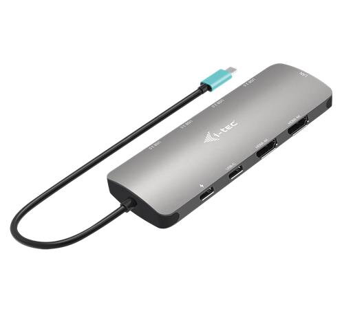 i-tec USB-C Metal Nano 2x HDMI Docking Station, PD 100W i-tec USB-C Metal Nano 2x HDMI Docking Station, PD 100W