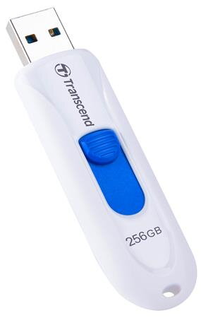 Transcend 256GB JetFlash 790W, USB 3.0 (3.1 Gen 1) flash disk, bílo/modrý Transcend 256GB JetFlash 790W, USB 3.0 (3.1 Gen 1) flash disk, bílo/modrý