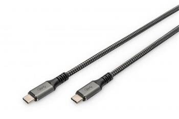 DIGITUS Připojovací kabel USB 4, TypeC na TypeC, AL-Housing PP Braid 4K@60Hz, PD3.0, 20Gbits/s, 3m, bl. DIGITUS Připojovací kabel USB 4, TypeC na TypeC, AL-Housing PP Braid 4K@60Hz, PD3.0, 20Gbits/s, 3m, bl.
