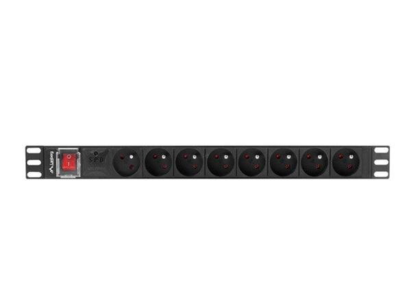 Lanberg POWER DISTRIBUTION UNIT (PDU) 19" LANBERG 1U 16A 2M 8X FRENCH OUTLETS BLACK Lanberg POWER DISTRIBUTION UNIT (PDU) 19" LANBERG 1U 16A 2M 8X FRENCH OUTLETS BLACK