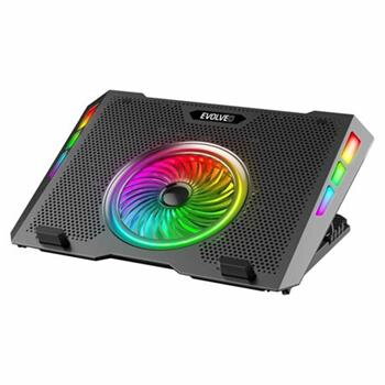 EVOLVEO Ania 16, chladicí podstavec pro notebook 10-17", 5x ventiátor, RGB podsvícení EVOLVEO Ania 16, chladicí podstavec pro notebook 10-17", 5x ventiátor, RGB podsvícení