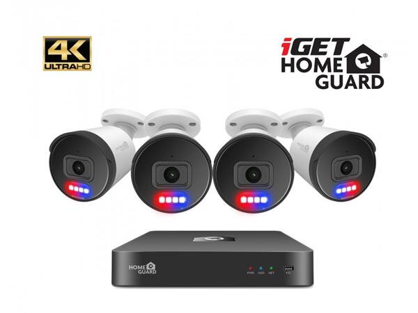iGET HOMEGUARD HGNVK88504 - kamerový systém PoE 4K iGET HOMEGUARD HGNVK88504 - kamerový systém PoE 4K