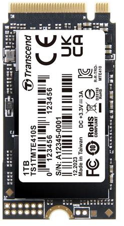 Transcend MTE410S 1TB SSD disk M.2 2242, NVMe PCIe Gen4 x4 5000MB/s R 3500MB/s W Transcend MTE410S 1TB SSD disk M.2 2242, NVMe PCIe Gen4 x4 5000MB/s R 3500MB/s W