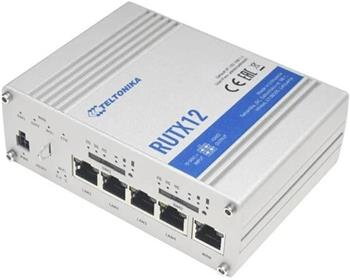 Teltonika Dual LTE Cat 6 Industrial Cellular Router - RUTX12 Teltonika Dual LTE Cat 6 Industrial Cellular Router - RUTX12