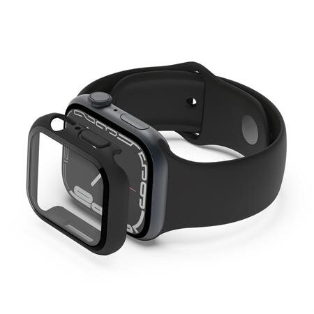 Belkin ochrana displeje 2v1 pro Apple Watch Série 4/5/6/SE/7/8/9, 40/41mm, černé - NOVÁ VERZE Belkin ochrana displeje 2v1 pro Apple Watch Série 4/5/6/SE/7/8/9, 40/41mm, černé - NOVÁ VERZE