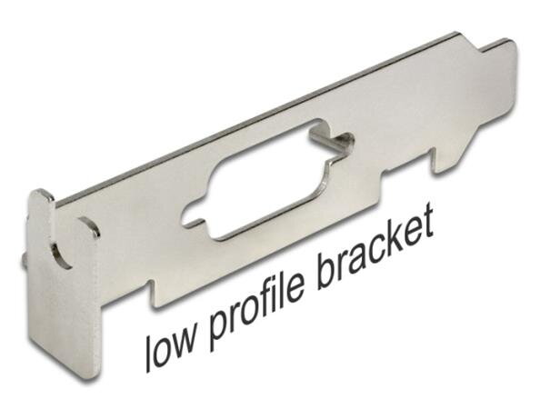 Delock Záslepka slotu low profile s otvorem D-Sub 9 Delock Záslepka slotu low profile s otvorem D-Sub 9