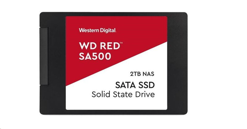 WD RED SSD 3D NAND WDS200T2R0A 2TB SATA/600, (R:560, W:530MB/s), 2.5"