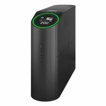 APC Back-UPS Pro, 2200VA/1320W, Tower, 230V, 4x Schuko and 2x IEC C13 outlets, RGB Lights, Pure Sine Wave, Midnight (Bla APC Back-UPS Pro, 2200VA/1320W, Tower, 230V, 4x Schuko and 2x IEC C13 outlets, RGB Lights, Pure Sine Wave, Midnight (Bla