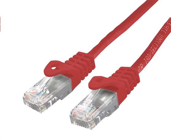C-TECH Kabel patchcord Cat6, UTP, červený, 5m C-TECH Kabel patchcord Cat6, UTP, červený, 5m