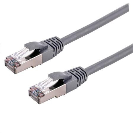 C-TECH Kabel patchcord Cat6a, S/FTP, šedý, 2m C-TECH Kabel patchcord Cat6a, S/FTP, šedý, 2m