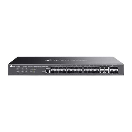 TP-Link SG3428XF Omada 24-Port SFP L2+ Managed Switch with 4 10GE SFP+ Slots TP-Link SG3428XF Omada 24-Port SFP L2+ Managed Switch with 4 10GE SFP+ Slots
