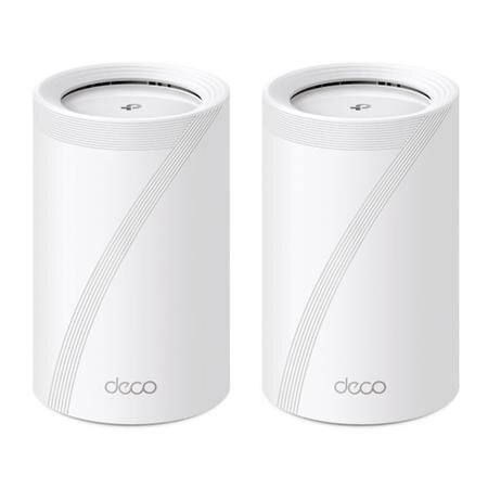 TP-Link Deco BE65(2-pack) BE9300 Třípásmový systém Mesh WiFi 7 pro celou domácnost, 4x 2.5GLAN, USB, 2,4/5/6GHz, HomeShi