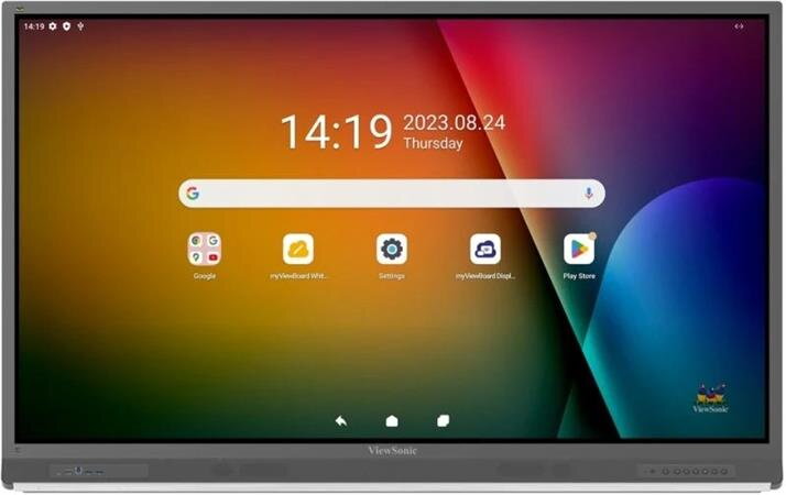 Viewsonic IFP6552-2F Interaktivní displej 65" 4K UHD/IPS/450n/7ms/3xHDMI/VGA/RS232/OPS/8xUSB/2xLAN/Repro/VESA/EDLA Viewsonic IFP6552-2F Interaktivní displej 65" 4K UHD/IPS/450n/7ms/3xHDMI/VGA/RS232/OPS/8xUSB/2xLAN/Repro/VESA/EDLA