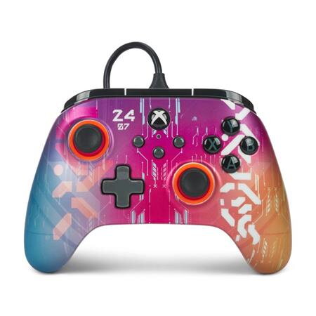 PowerA Advantage Kabelový ovladač pro Xbox Series X|S - Cyber Style PowerA Advantage Kabelový ovladač pro Xbox Series X|S - Cyber Style