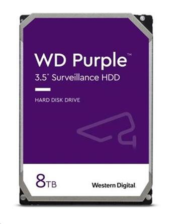 WD PURPLE WD85PURZ 8TB SATA/600 256MB cache, Low Noise, CMR WD PURPLE WD85PURZ 8TB SATA/600 256MB cache, Low Noise, CMR