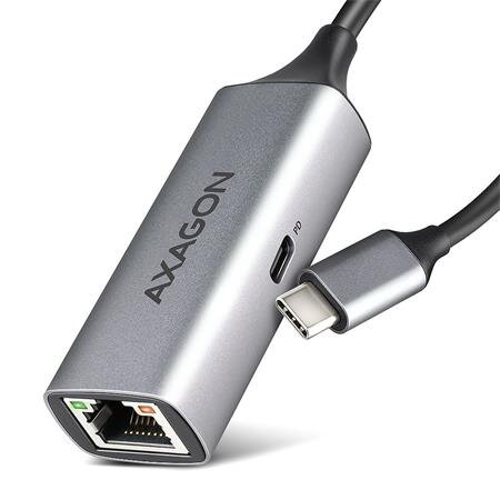 AXAGON ADE-TXPD, USB-C 3.2 Gen 1 - Gigabit Ethernet síťová karta, Asix AX88179, PD 100W, auto instal AXAGON ADE-TXPD, USB-C 3.2 Gen 1 - Gigabit Ethernet síťová karta, Asix AX88179, PD 100W, auto instal