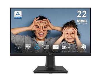 MSI monitor PRO MP225, 21,5" IPS/1920 x 1080 FHD/100Hz/1ms/HDMI/D-Sub MSI monitor PRO MP225, 21,5" IPS/1920 x 1080 FHD/100Hz/1ms/HDMI/D-Sub