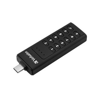 VERBATIM Keypad Secure Drive USB-C 128GB USB 3.2 Gen 1 VERBATIM Keypad Secure Drive USB-C 128GB USB 3.2 Gen 1