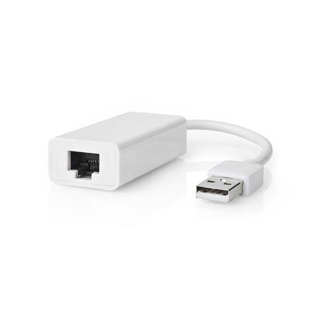 Nedis CCGB60950WT02 - Síťový adaptér USB | USB 2.0 | 100 Mbps | USB-A Zástrčka | RJ45 Zásuvka | 0.20 m | Bílá Nedis CCGB60950WT02 - Síťový adaptér USB | USB 2.0 | 100 Mbps | USB-A Zástrčka | RJ45 Zásuvka | 0.20 m | Bílá
