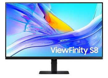 SAMSUNG MT LED LCD monitor 32" ViewFinity S8 (S80UD) VA,3840x2160,5ms,350cd/m2,3000:1,DP,HDMI,3xUSB,USB-C,RJ45,Pivot