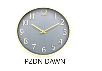 PLATINET NÁSTĚNNÉ KULATÉ HODINY DAWN, tichý mechanismus [45958]