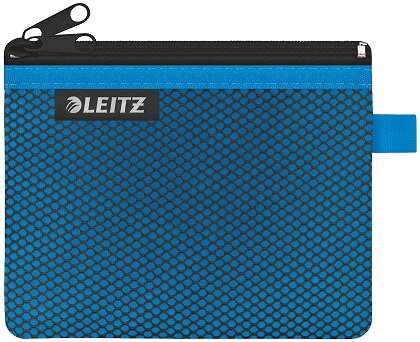 Leitz WOW dvojitá textilní kapsa, velikost S, modrá Leitz WOW dvojitá textilní kapsa, velikost S, modrá