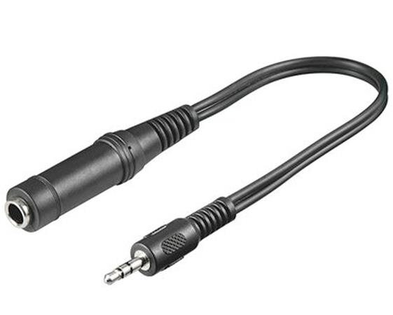 PremiumCord Redukce audio 3,5mm stereojack - 6.35mm stereojack 0.2m M/F PremiumCord Redukce audio 3,5mm stereojack - 6.35mm stereojack 0.2m M/F