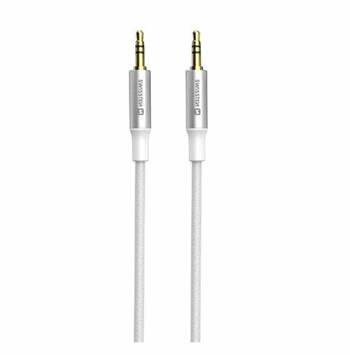 SWISSTEN AUDIO KABEL TEXTILE JACK (samec) / JACK (samec) 1,5 M BÍLÝ SWISSTEN AUDIO KABEL TEXTILE JACK (samec) / JACK (samec) 1,5 M BÍLÝ