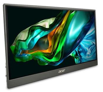 Acer LCD PM161QBbmiuux 15,6" IPS LED, 1920x1080, 1xMiniHDMI + 2xType-C + Audio Out, repro 1Wx2, VESA 75x75, Black Acer LCD PM161QBbmiuux 15,6" IPS LED, 1920x1080, 1xMiniHDMI + 2xType-C + Audio Out, repro 1Wx2, VESA 75x75, Black