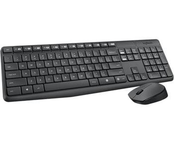 Logitech klávesnice s myší Wireless Combo MK235, CZ/SK, černá Logitech klávesnice s myší Wireless Combo MK235, CZ/SK, černá