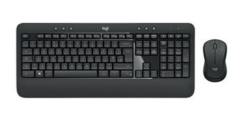 Logitech klávesnice s myší Wireless Combo MK540 ADVANCED, CZ/SK, USB, unifying přijímač, silent, černá
