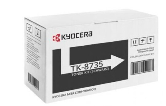 Kyocera toner TK-8735K - 85 000 stran A4 (při 5% pokrytí), pro TASKalfa7353/8353ci, černý Kyocera toner TK-8735K - 85 000 stran A4 (při 5% pokrytí), pro TASKalfa7353/8353ci, černý